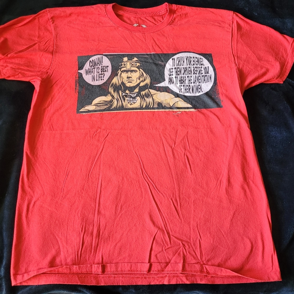 Conan the barbarian pop art shirt